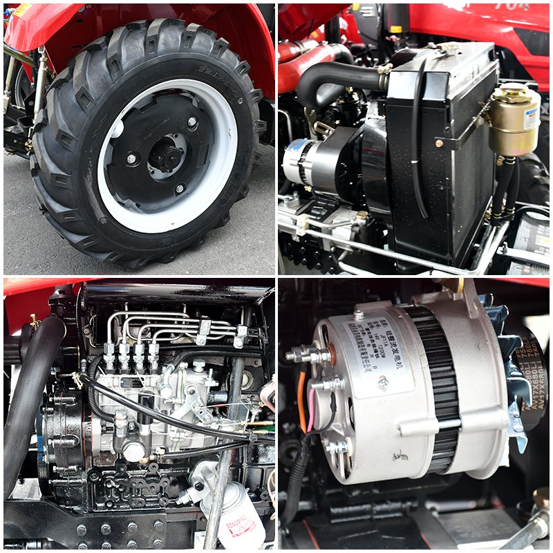 High Quality New Compact 4WD Agricultural Crawler Tractor with CE 2WD Motor Engine for Farm Use