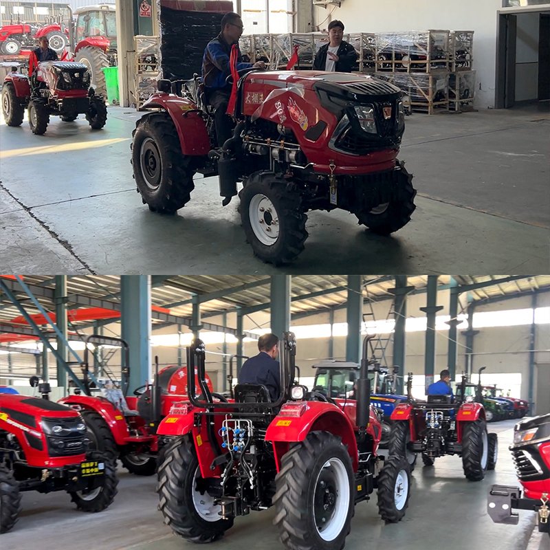 High Quality New Compact 4WD Agricultural Crawler Tractor with CE 2WD Motor Engine for Farm Use