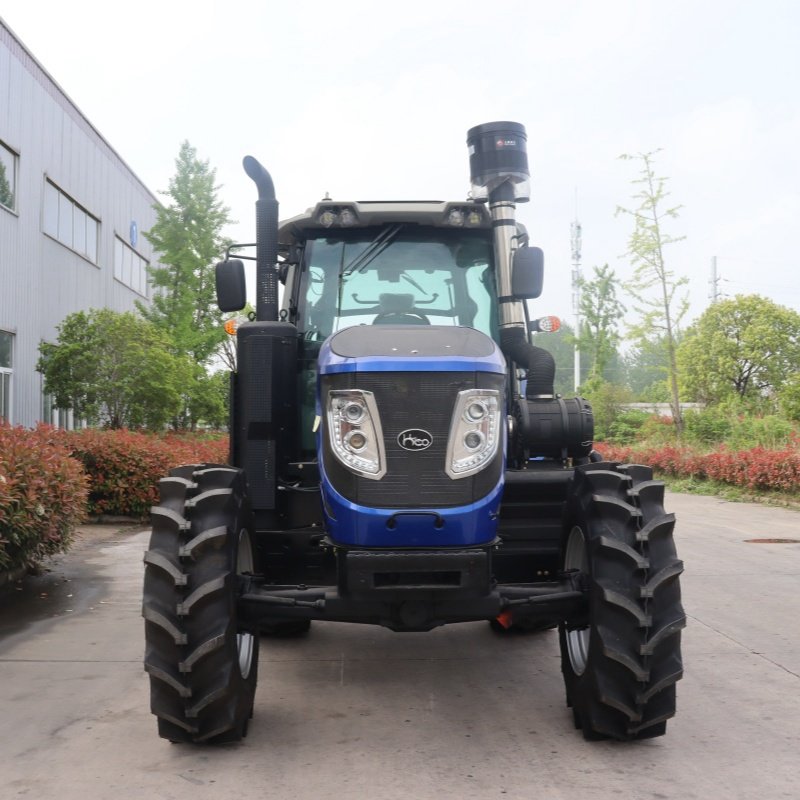 200hp Farm Wheel Tractors 4WD Diesel Tractor New Machinery Engines Blue Sustainable 8000