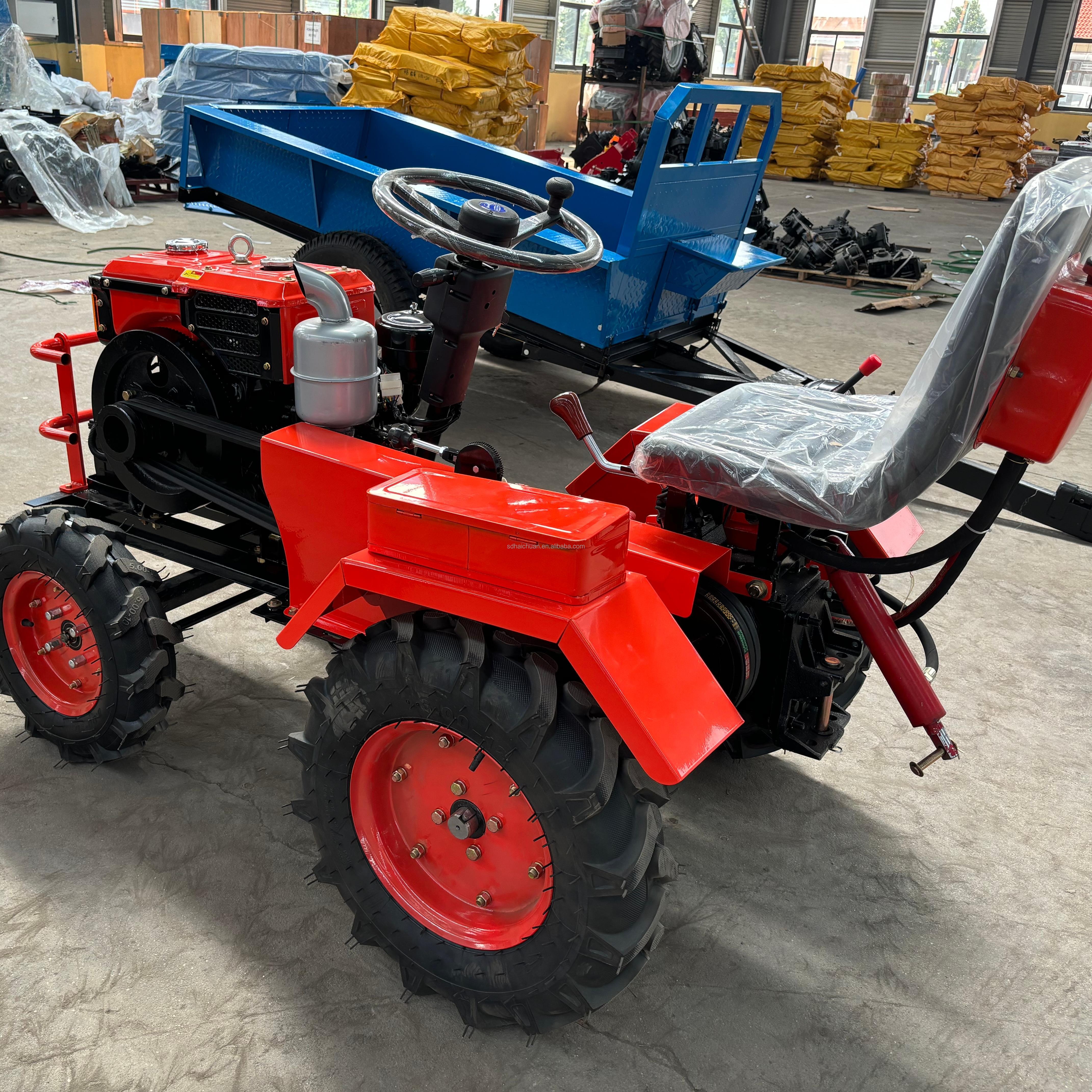 Factory Directly Supply diesel Engine 15HP Agricultural Tractor Farming Wheel Tractor Farm Machinery