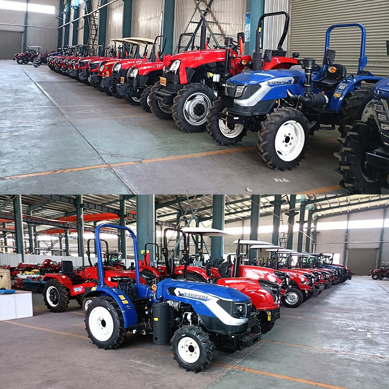 Hot Sale! High Efficiency Compact Farm 4WD Mini Tractor Multi-Purpose Wheel Tractor Motor Agriculture Used Condition Free