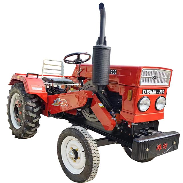 Hot Selling 20-35hp Single Cylinder Mini Tractor for Small Farm Belt Drive Tiller Gearbox Motor Pump Home Use Retail Industries