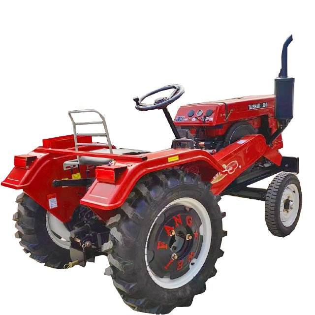Hot Selling 20-35hp Single Cylinder Mini Tractor for Small Farm Belt Drive Tiller Gearbox Motor Pump Home Use Retail Industries