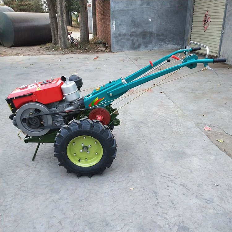 Medium 2WD 4WD diesel Power Tiller Rotary 24 26 28 Blades Plough Hand Tractor with Trailer