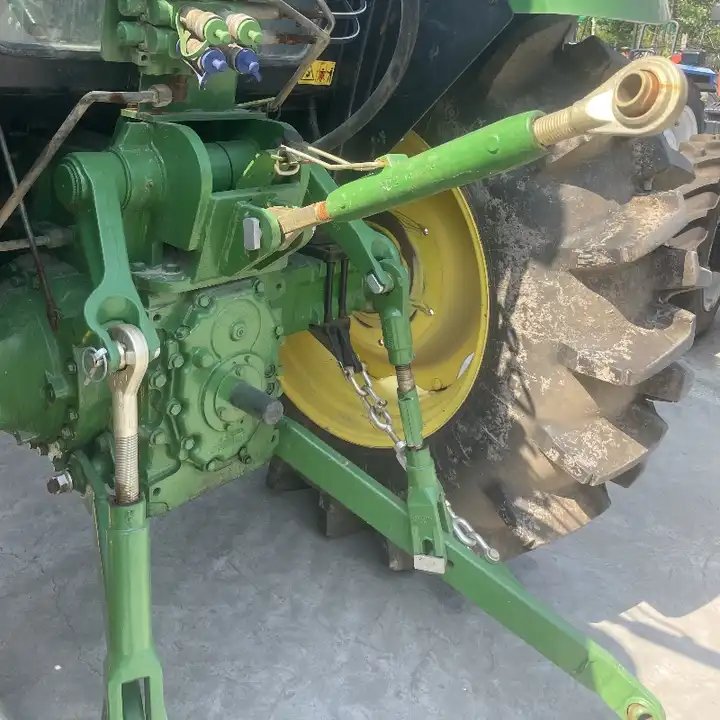 Used Second Hand Wheel Tractor 4X4wd John Deer 120hp with Farming Equipment Agricultural Machinery