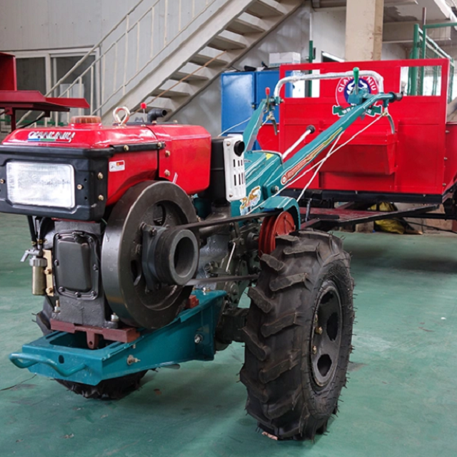 Used 15hp 18hp 22hp Farm Tractors for Agriculture Hand Walking Behind Kubota Tractor Trucks 2 Two Wheel Mini Tractors