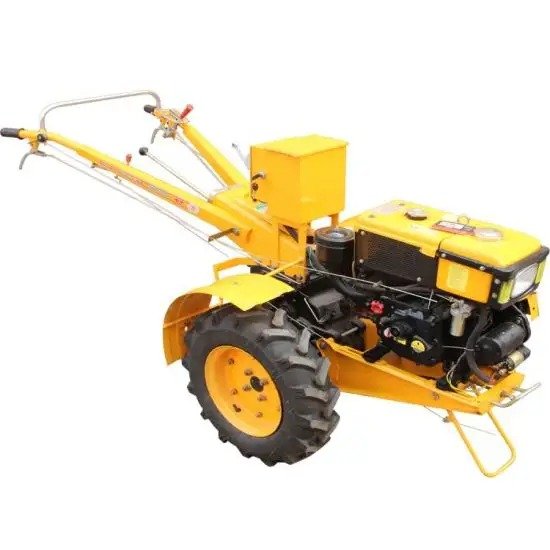 Taifeng Hot Sale Farm Mini Diesel Power Tiller Two-Wheel Walking Hand Tractor Best Prices Agriculture Use Core Engine Pump