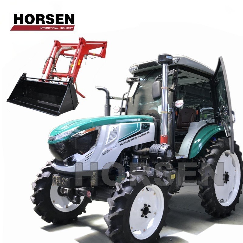 CHINA HORSEN 904B 90HP air Conditioned Cabin Tractor Hood Price for Sale