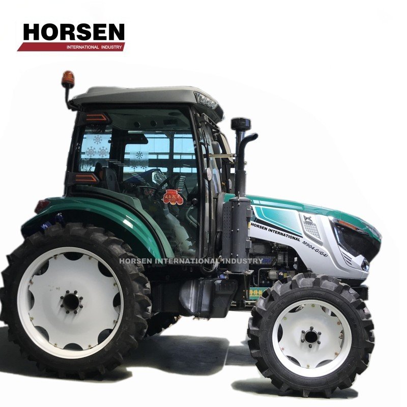 CHINA HORSEN 904B 90HP air Conditioned Cabin Tractor Hood Price for Sale