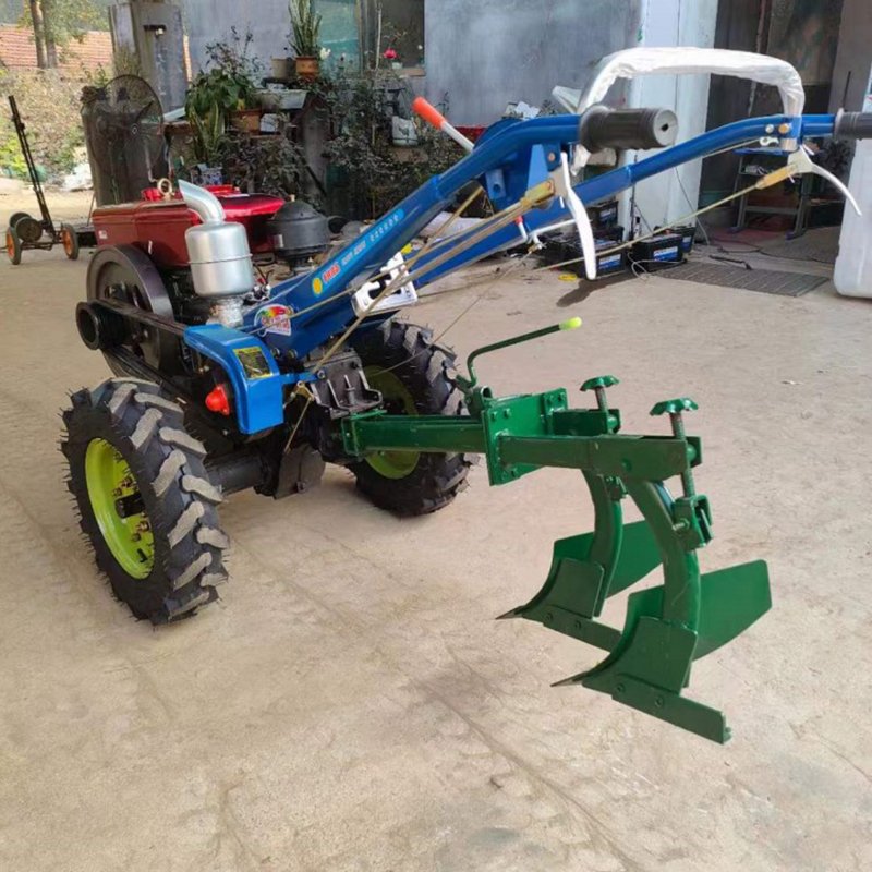 Multifunctional Walking Tractor 12hp 15hp 18hp Diesel Engine 2 Wheel Walking Behind Agricultural Machinery for Sale