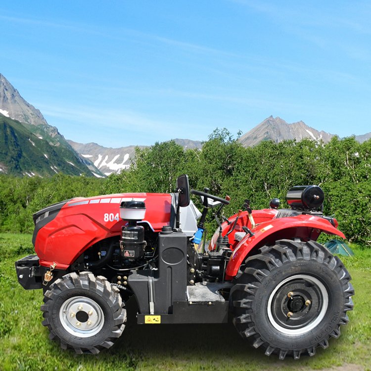 Farm Tractor with Loader 50-100 hp Farm Tractor 4x4 Agricultural Large Four-wheel Drive Agricultural Tractors