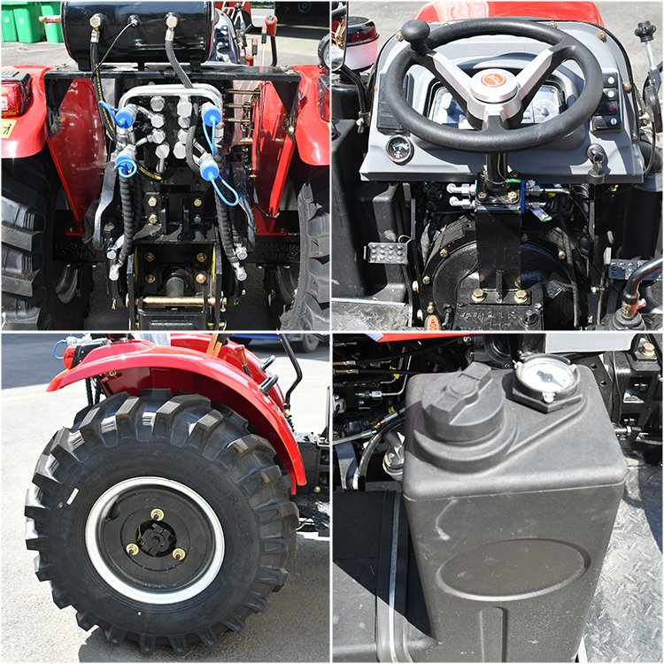 Farm Tractor with Loader 50-100 hp Farm Tractor 4x4 Agricultural Large Four-wheel Drive Agricultural Tractors