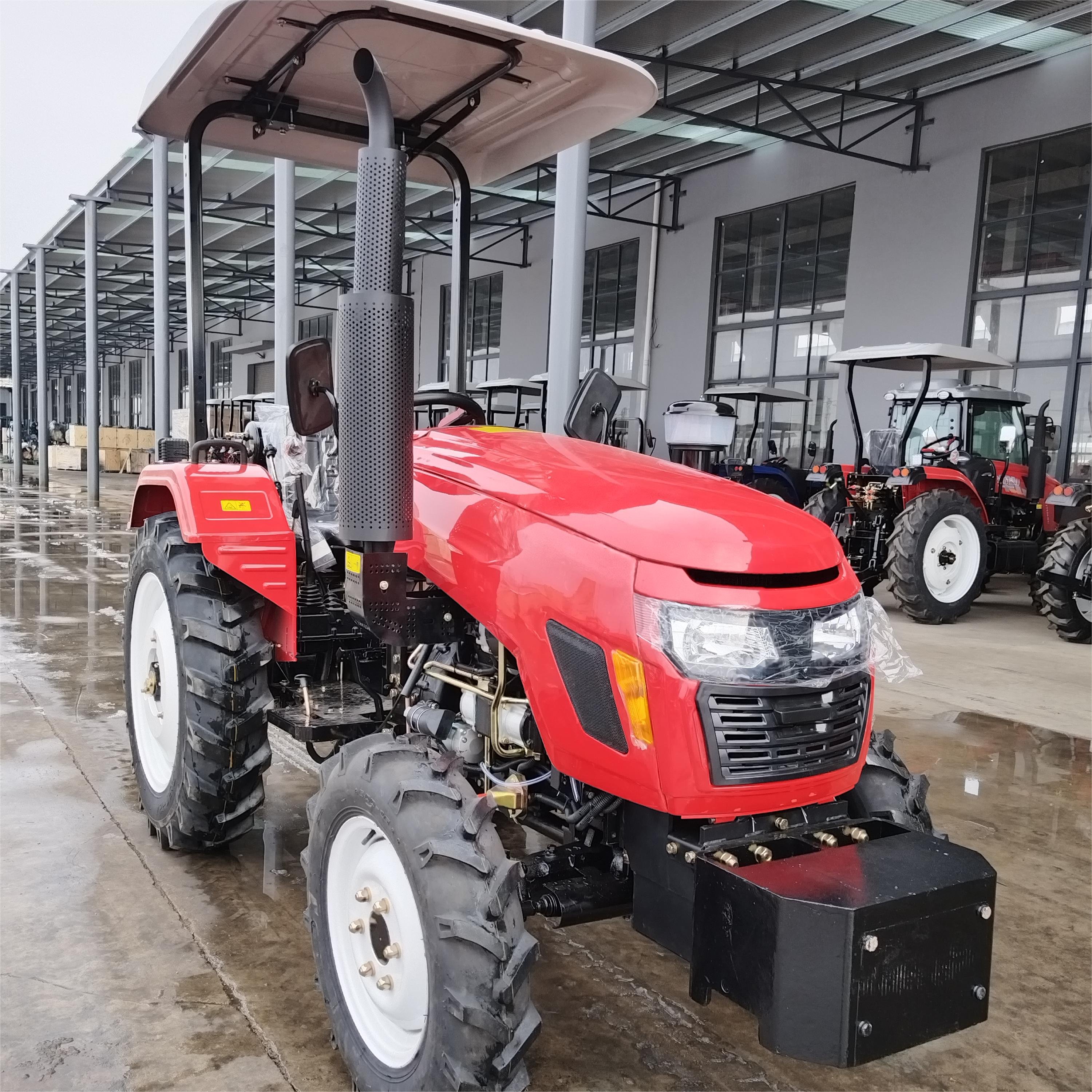 Cheap 12hp 15hp 18hp Tractor 7-200 Power Agriculture Tractors 4x4 Farm Tractor for Sale with Auxiliary Equipment