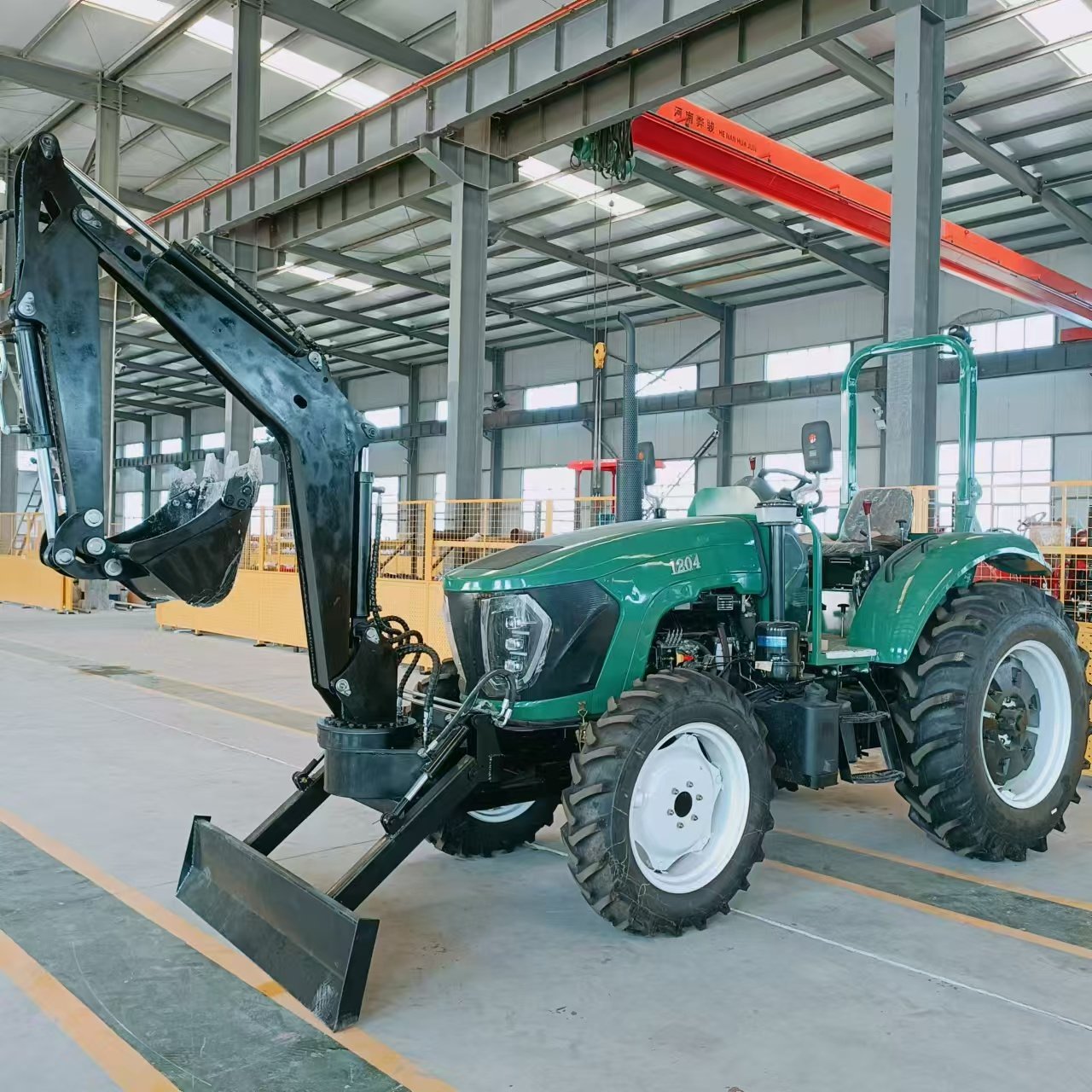 Agricultural Farm Tractors for Sale Agriculture Machinery Equipment Manufacturer 4wd Tractor With Front End Loader and Bucket