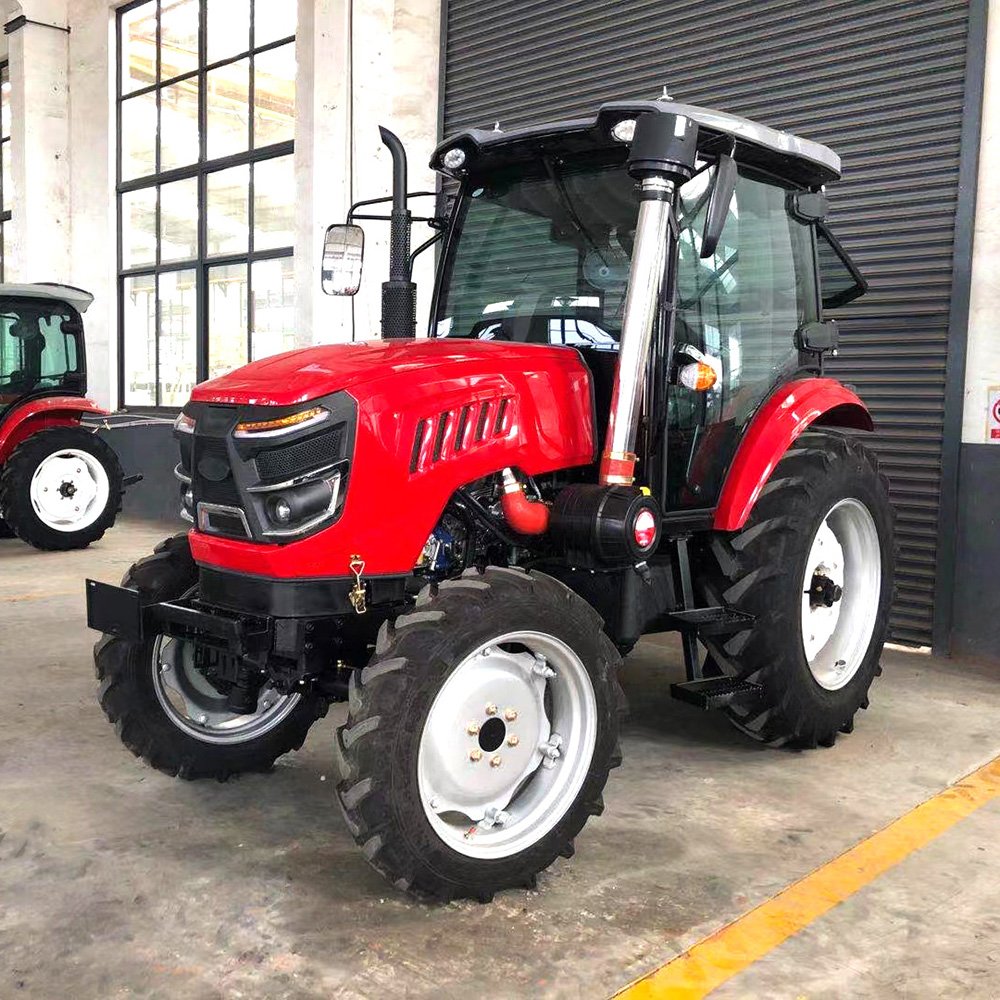 LAND 80hp Hot Sale Farm Equipment Mini Plow 2 Wheel Walking Tractor With Disc Plough Machine
