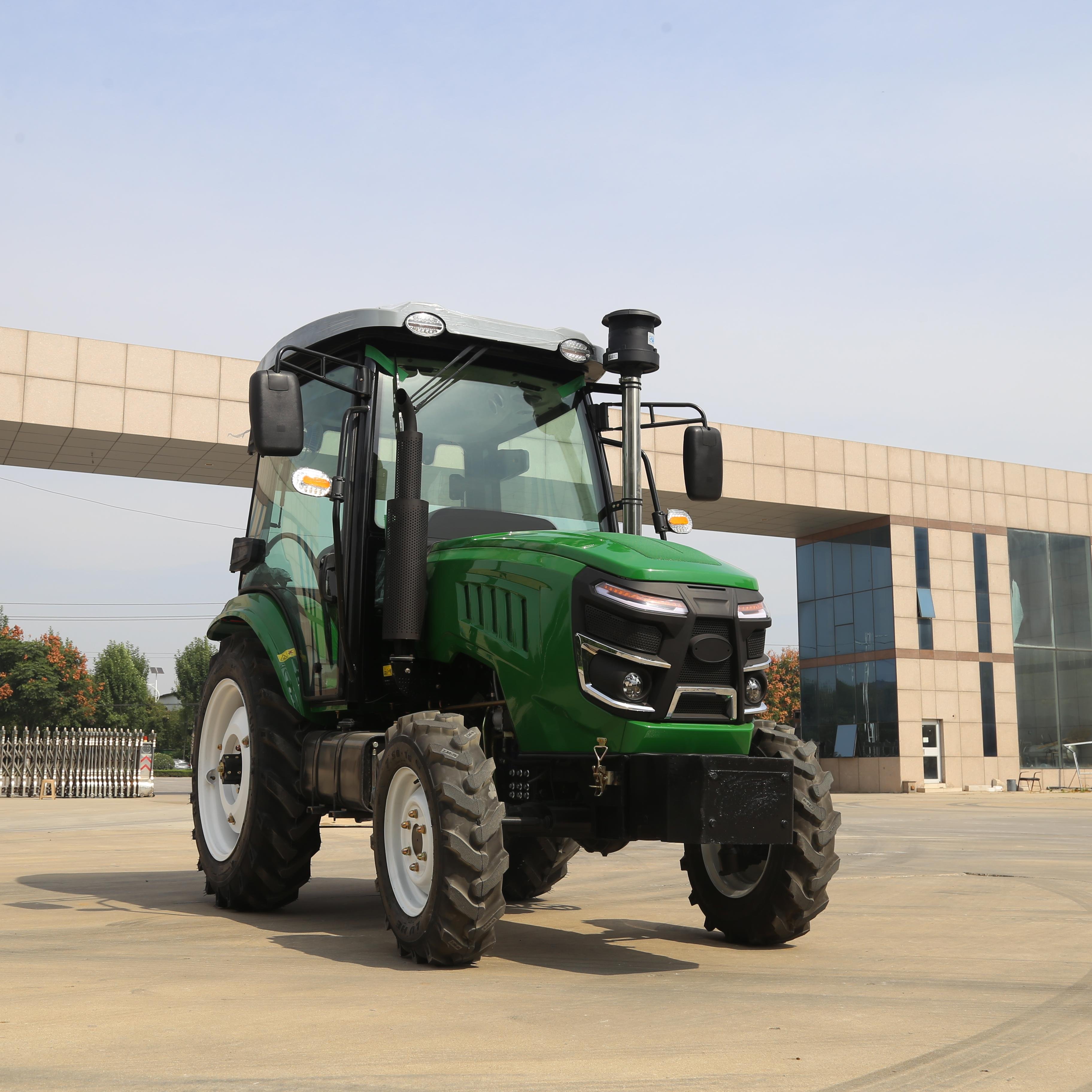 Tractor with 50-140HP Diesel Engine Core Components Including Motor Pump Gearbox 80HP Varieties Available