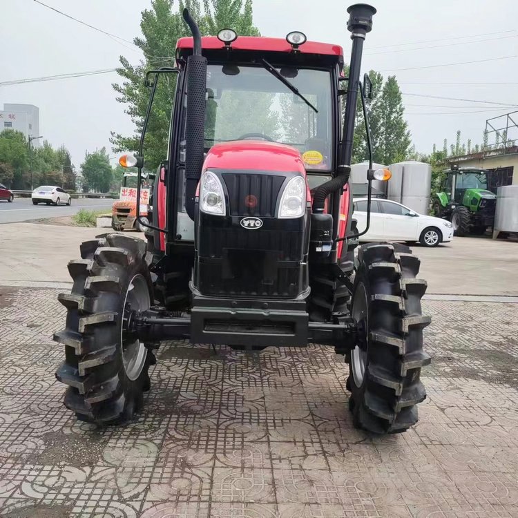 YTO-ENX904 High Quality 90hp Farm Tractor EPA Certified Automatic Agriculture Machinery Cabin Wheel Tractor Gearbox Used