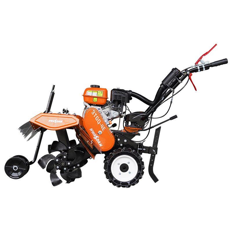 Hwasdan Factory Direct Sale Agricultural Machinery 7HP Gasoline Rotary Mini Power Tiller Cultivator