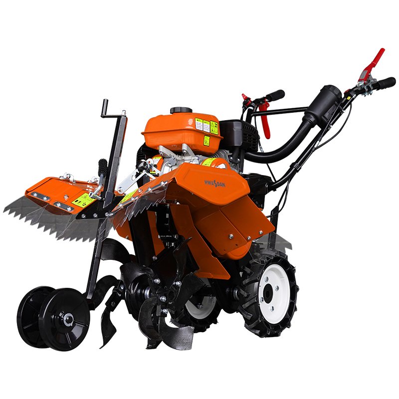 Hwasdan Factory Direct Sale Agricultural Machinery 7HP Gasoline Rotary Mini Power Tiller Cultivator