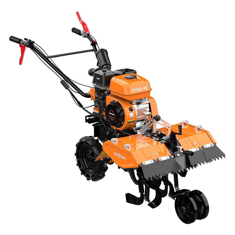 Hwasdan Factory Direct Sale Agricultural Machinery 7HP Gasoline Rotary Mini Power Tiller Cultivator