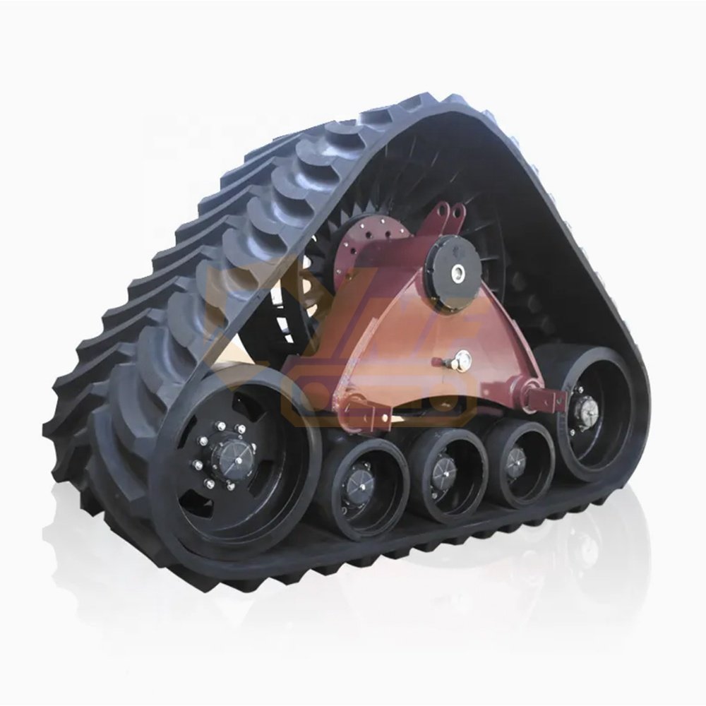 Manufacturer Agriculture Rubber Track Chassis Triangle Track Tractor for Track Asphalt Rubber Pavers AP1055