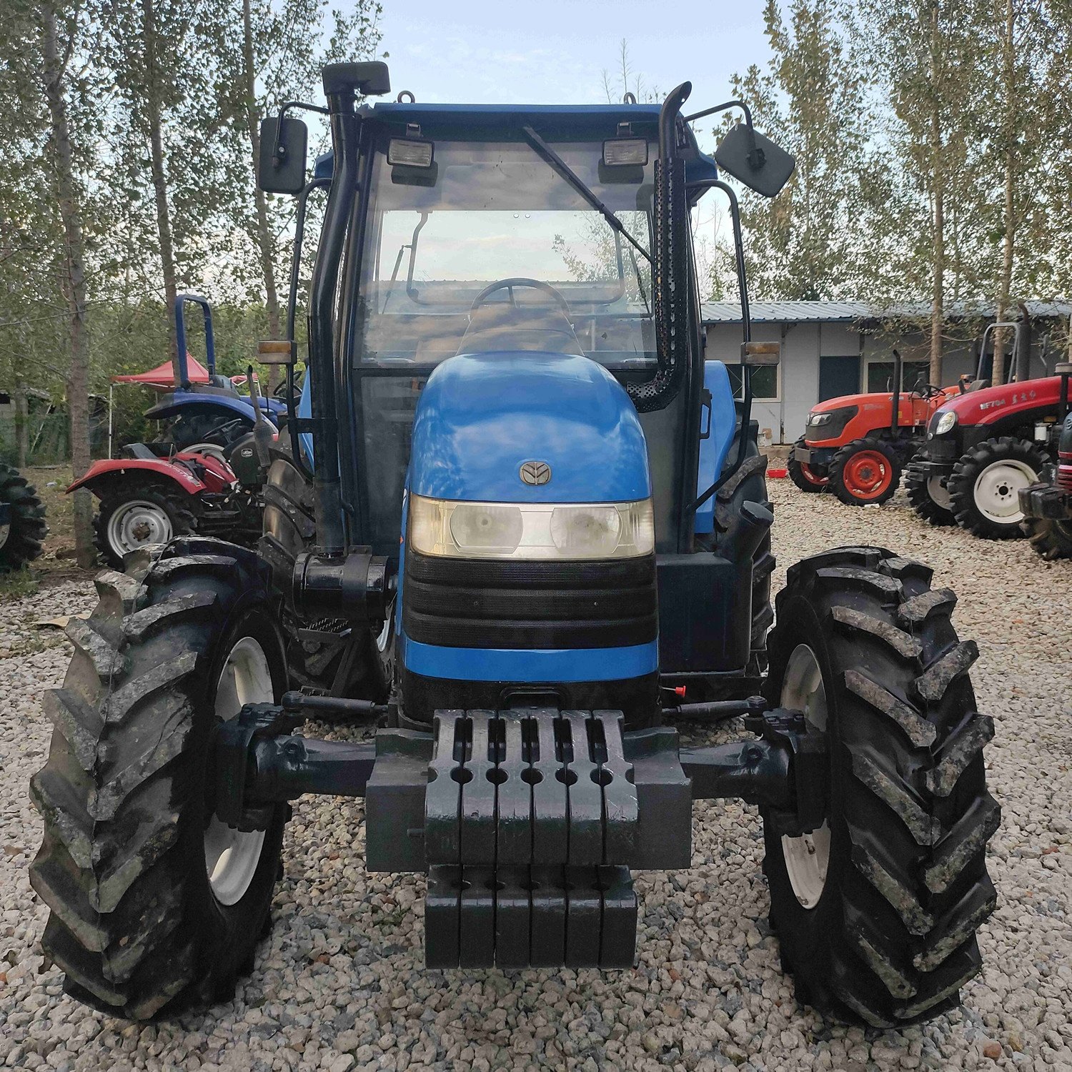Used Small Agricultural Tractor New Holland Tractor Snh904 90hp 4wd Wheeled Farming Tractor for Agriculture Used
