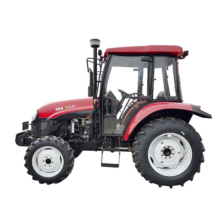 New Condition 4x4 Wheel 4wd Mini Farm Tractor 80hp Diesel Fuel 60hp Rated Power 50hp Core Motor Garden Agriculture Use