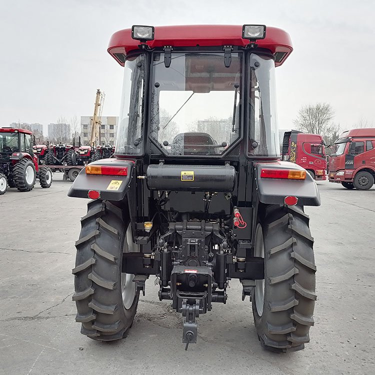 New Condition 4x4 Wheel 4wd Mini Farm Tractor 80hp Diesel Fuel 60hp Rated Power 50hp Core Motor Garden Agriculture Use