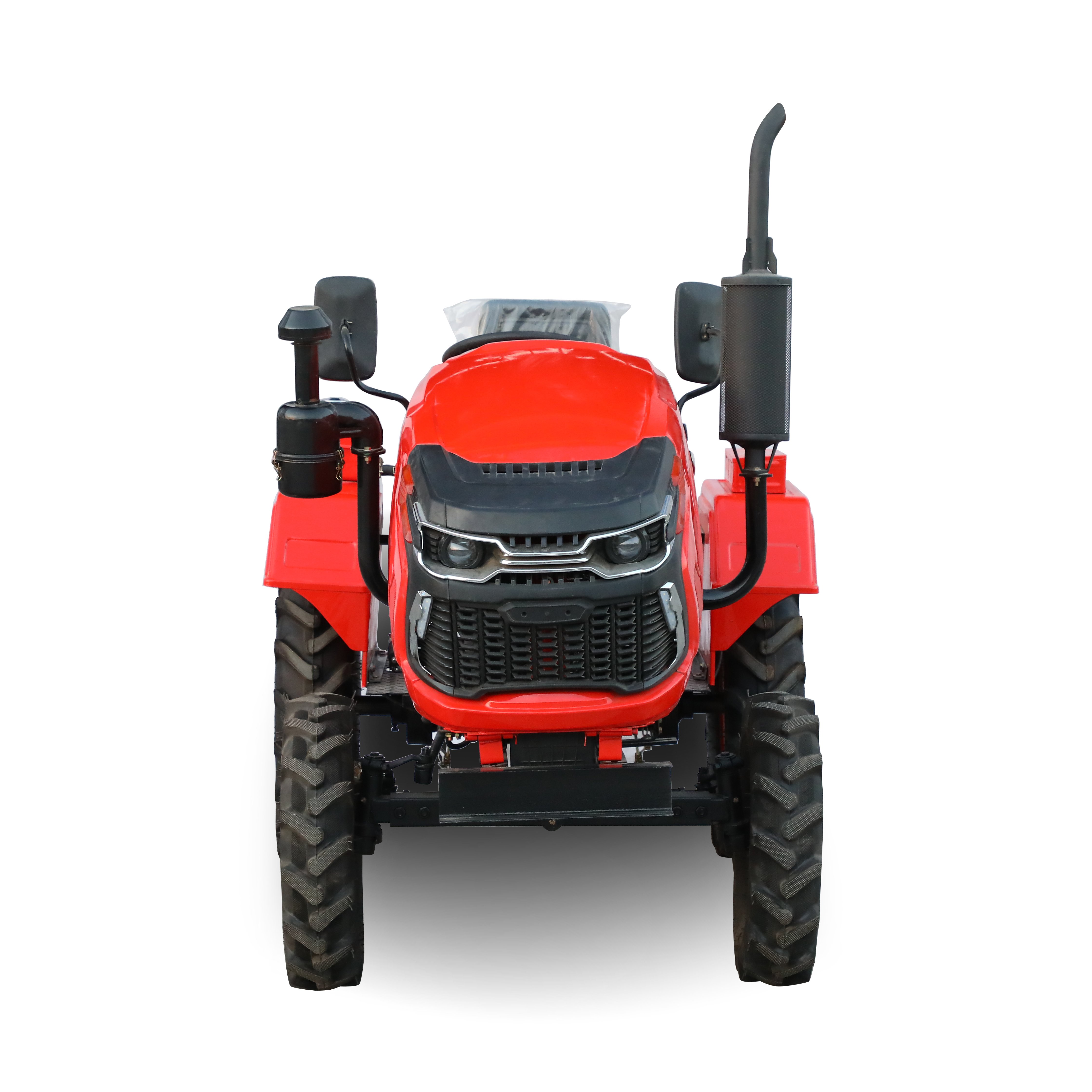12HP 15HP 16HP 18HP 20HP Small Hand Tractor Mini Farm Mini Plow Plough Disc Double Blade Walking Red LOW COST China Tractor