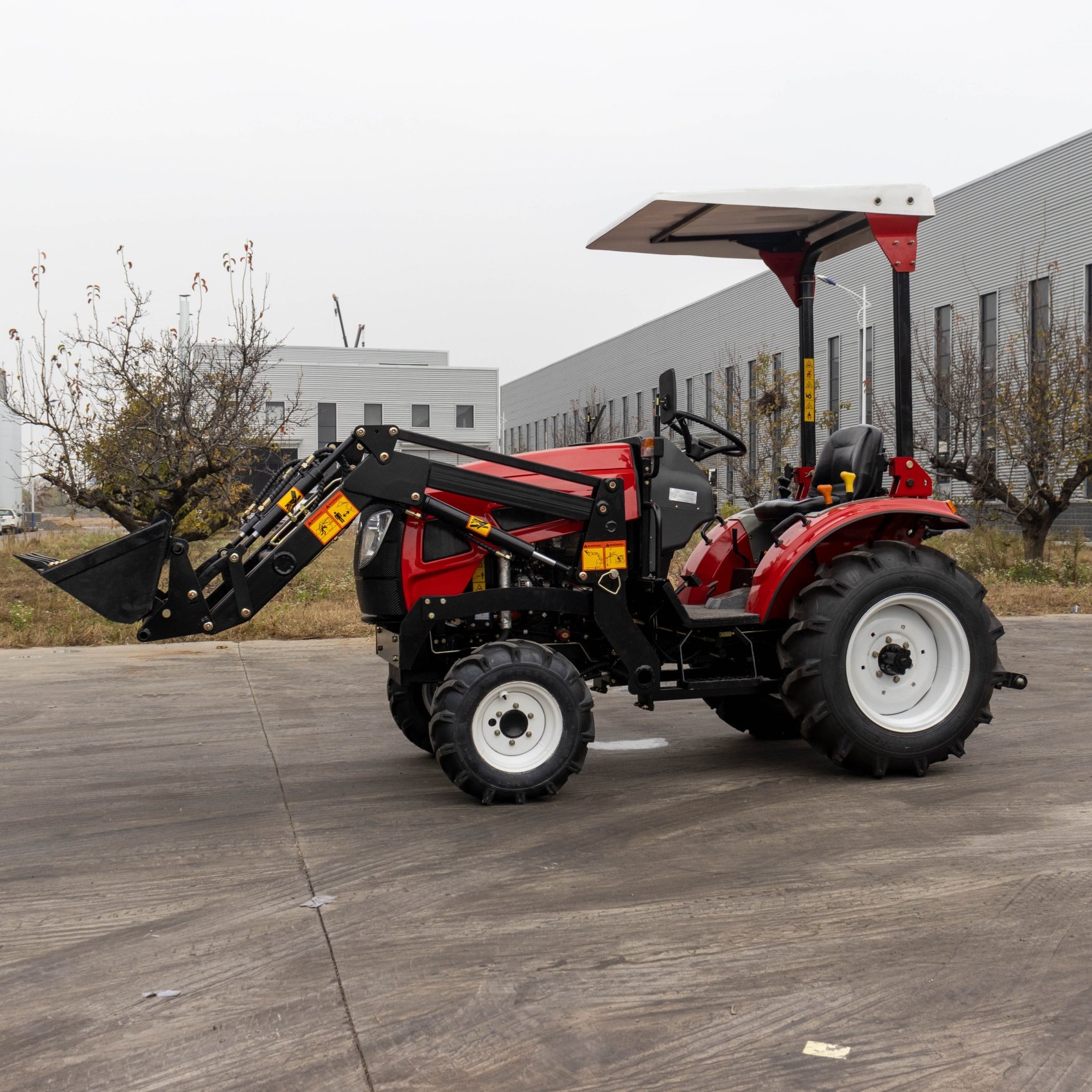 Mini Tractor Truck Agriculture EPA Engine 25hp Tractors Wheel Tractor with Lawn Mower