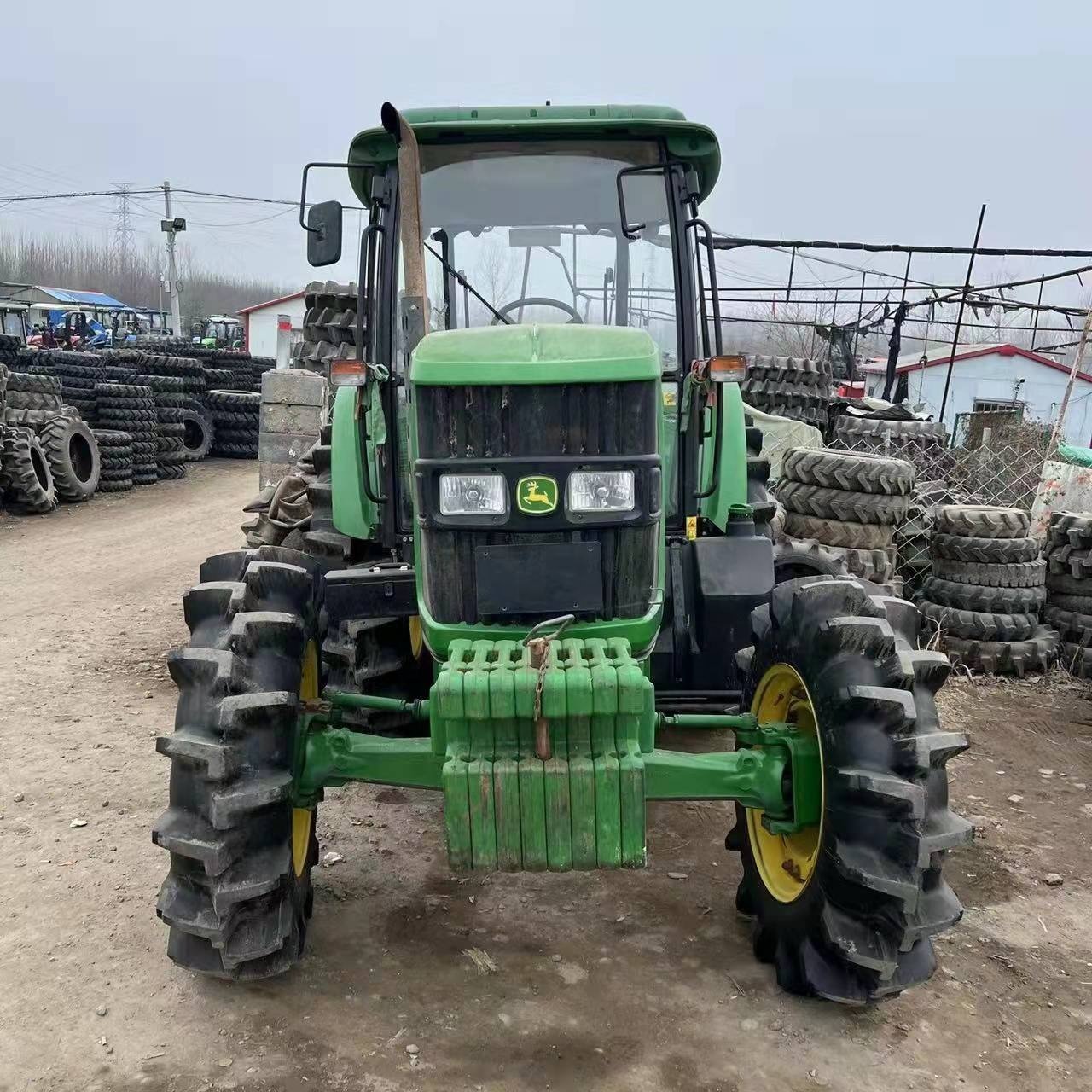 Multifunctional and High Efficiency High Horsepower American Used Tractor John Deer 6B1204 120HP with Vegetable Planter