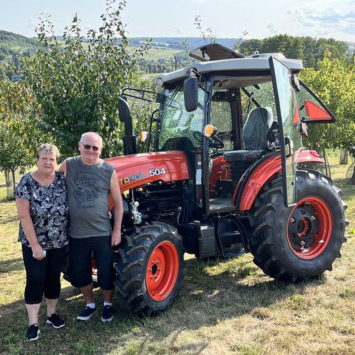 Tractors for Agriculture 50Hp 60Hp 70 Hp 4WD 4X4 Tractor Tavol Traktor Farm Tractor