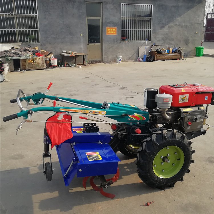 2024 Year Mini 12 hp 18hp 15hp 20hp Hand Walking Agricultural Two Wheel Plough Tractor