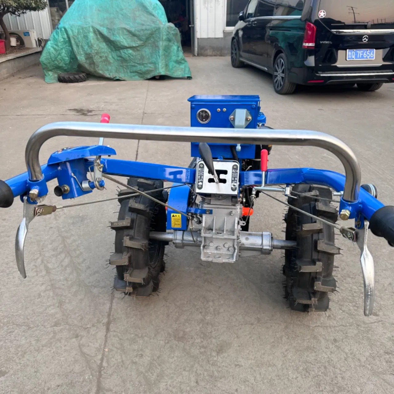 20hp 22hp Manual Agricultural Tractor Diesel Mini Tiller New 2WD Two-Wheel Walking Tractor Stock Featuring Core Engine Gearbox