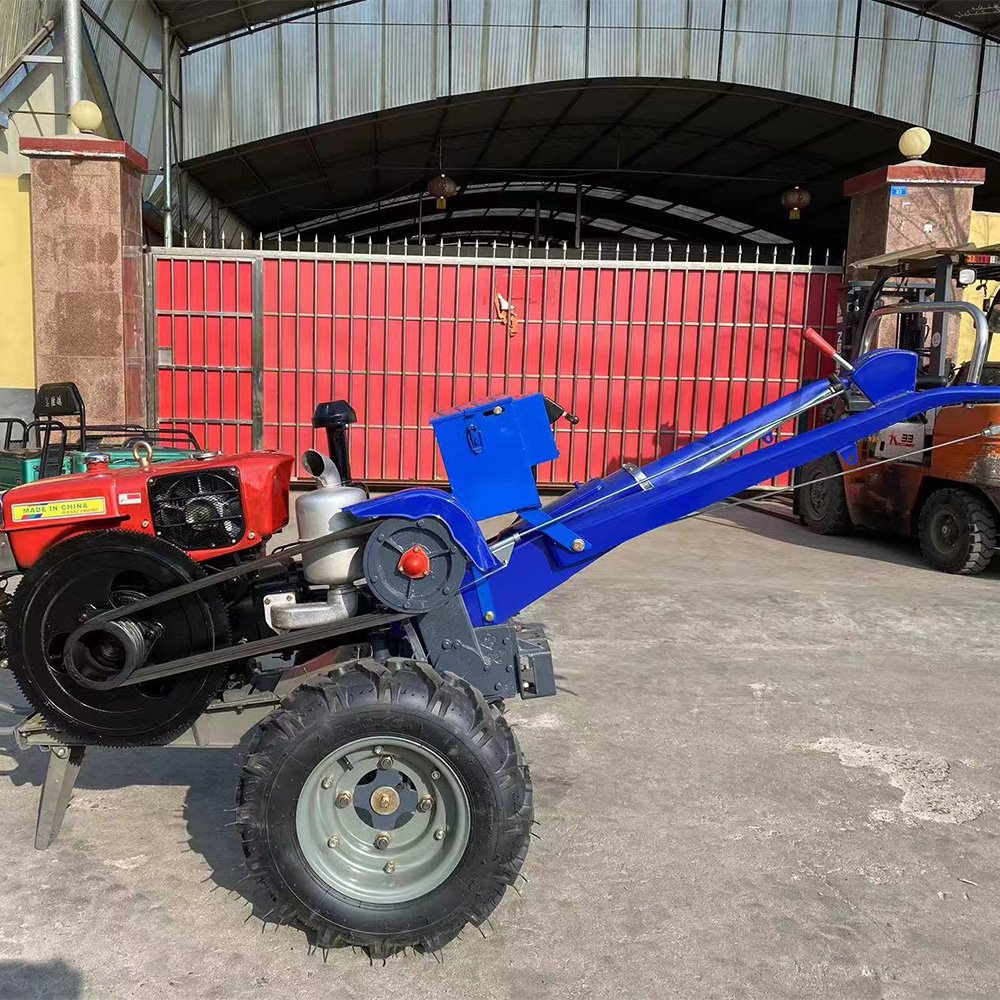 Factory Sale Farm Equipment Mini Plow 2 Wheel Walking Tractor With Double Disc Plough Machine 10HP 11HP 13HP