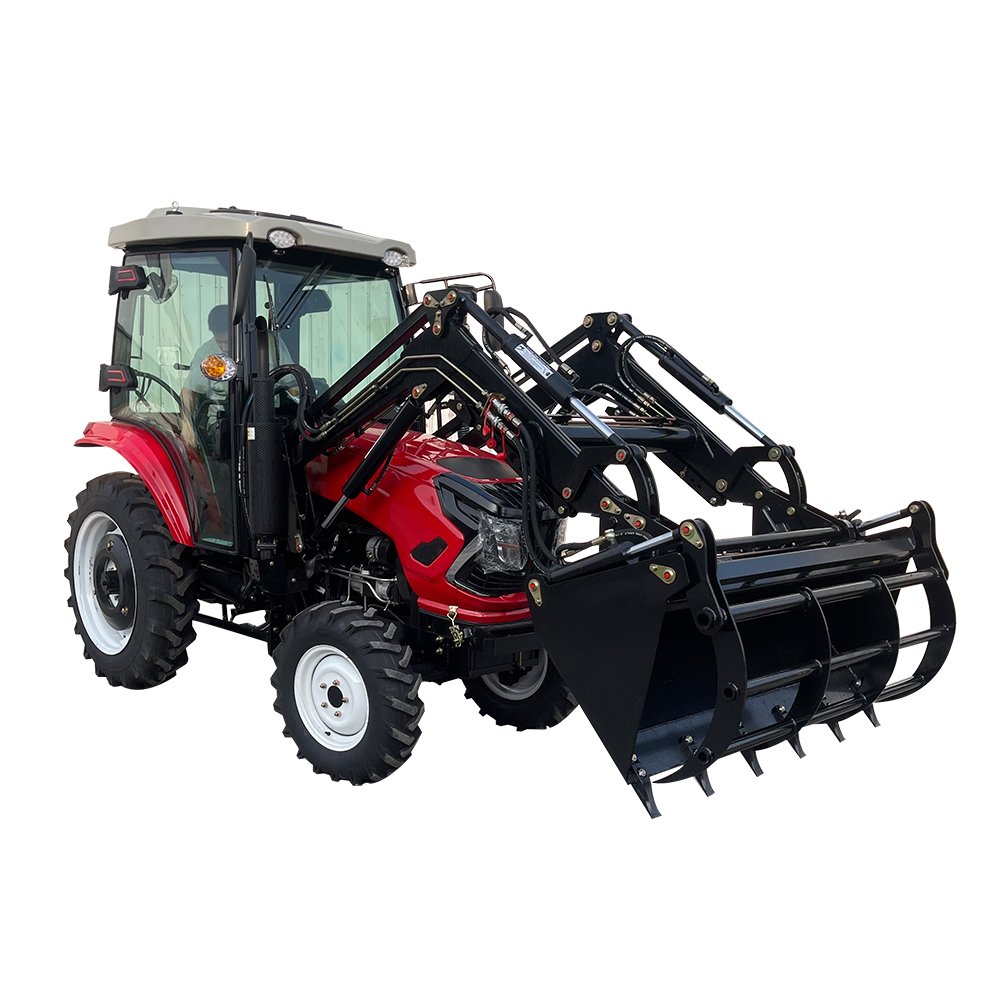 Multifunctional Made in China Compact Small Wheel Farm 504 Plough Tractor with Attachments
