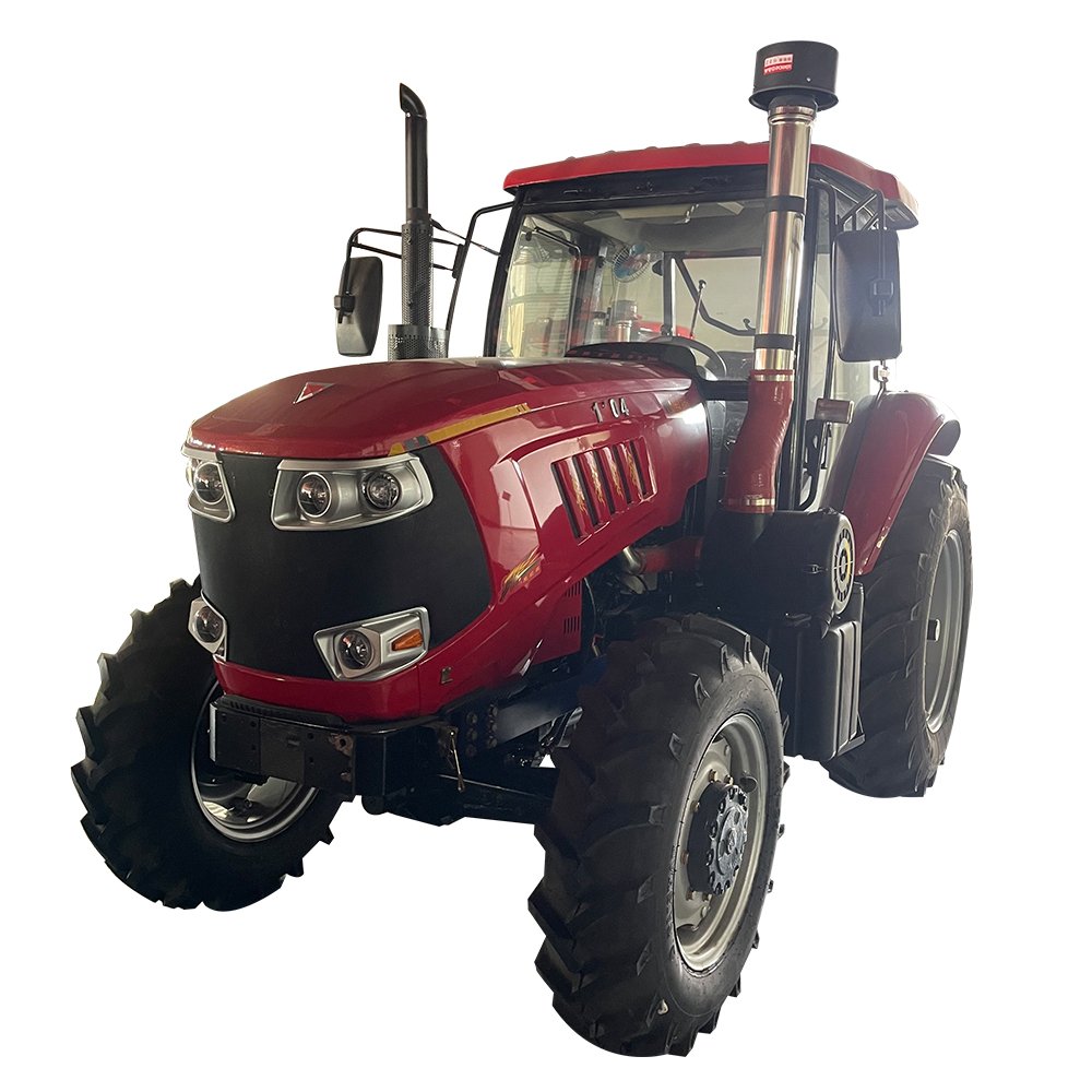 Multifunctional Made in China Compact Small Wheel Farm 504 Plough Tractor with Attachments