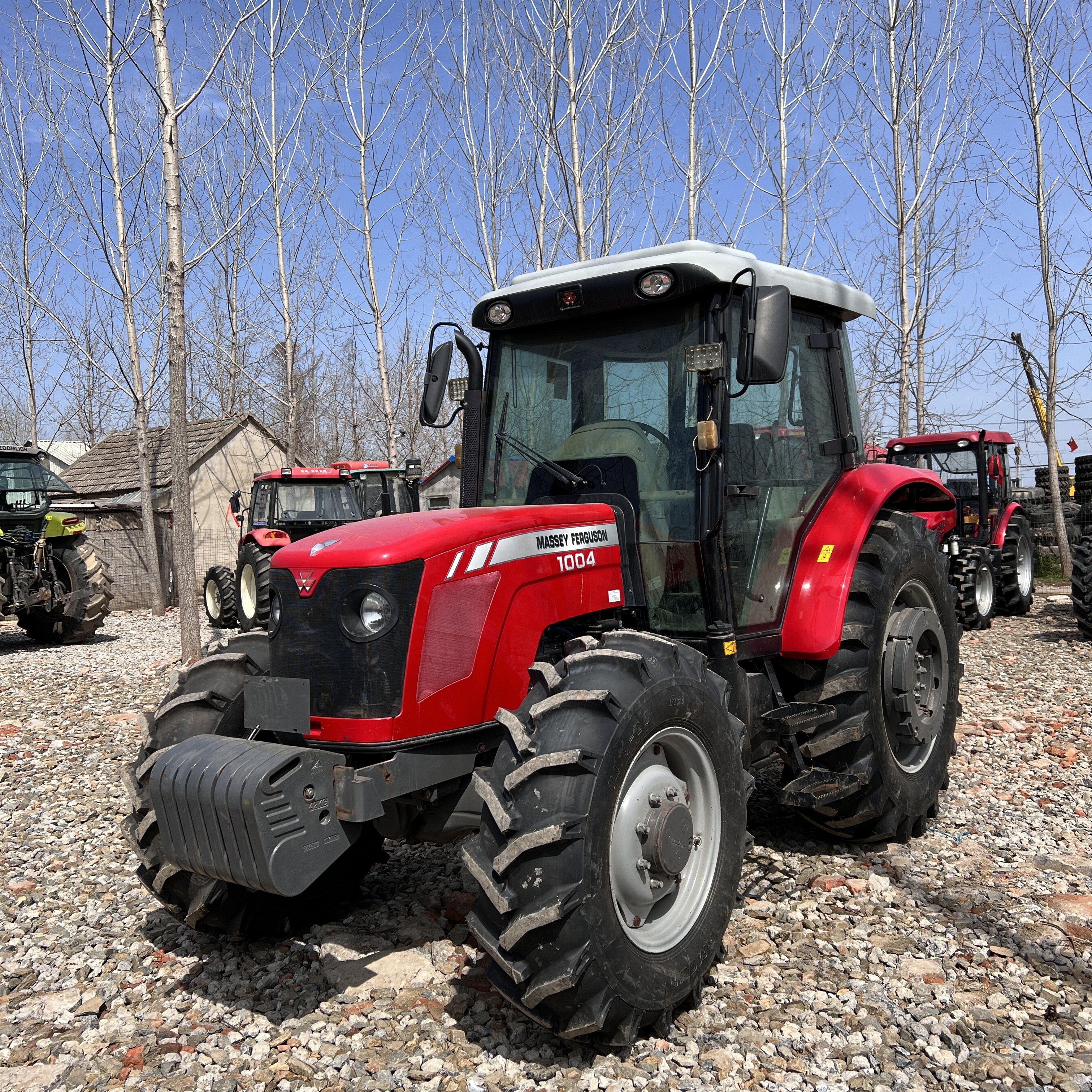 Used/second Hand Tractors Massey Ferguson 1004 100hp 4x4wd Agricultural Machinery & Equipment MF385 MF290 MF185 Backhoe
