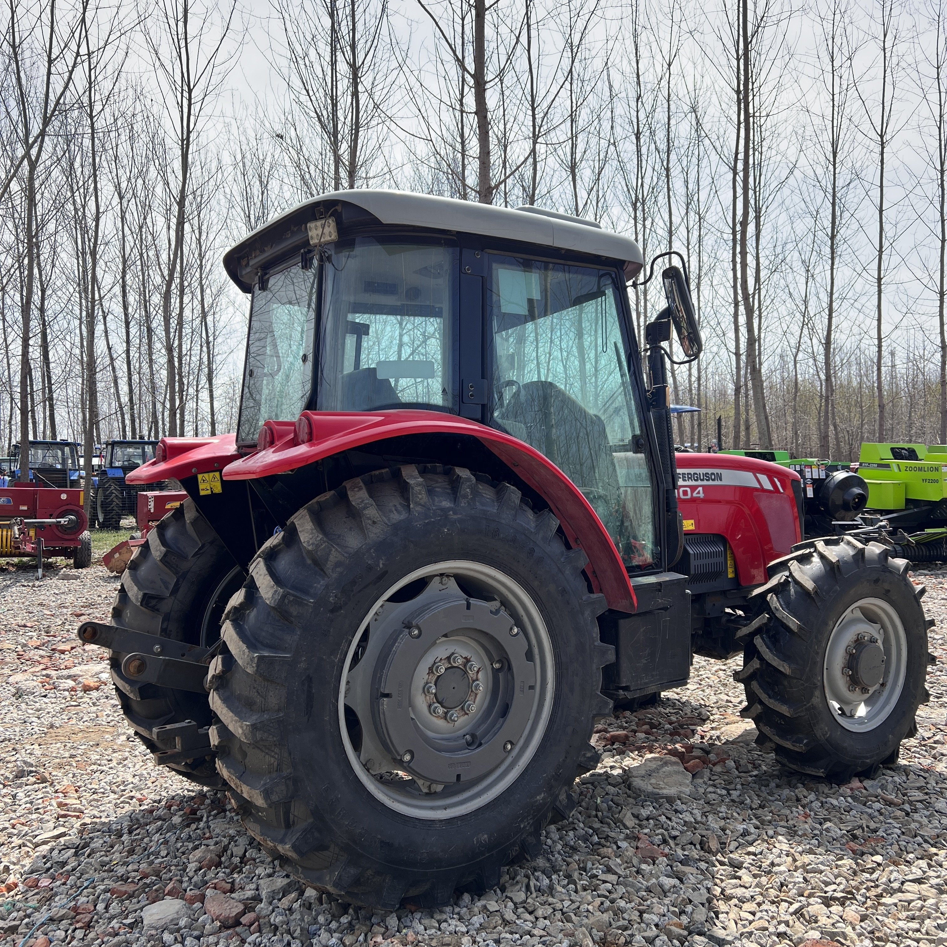 Used/second Hand Tractors Massey Ferguson 1004 100hp 4x4wd Agricultural Machinery & Equipment MF385 MF290 MF185 Backhoe