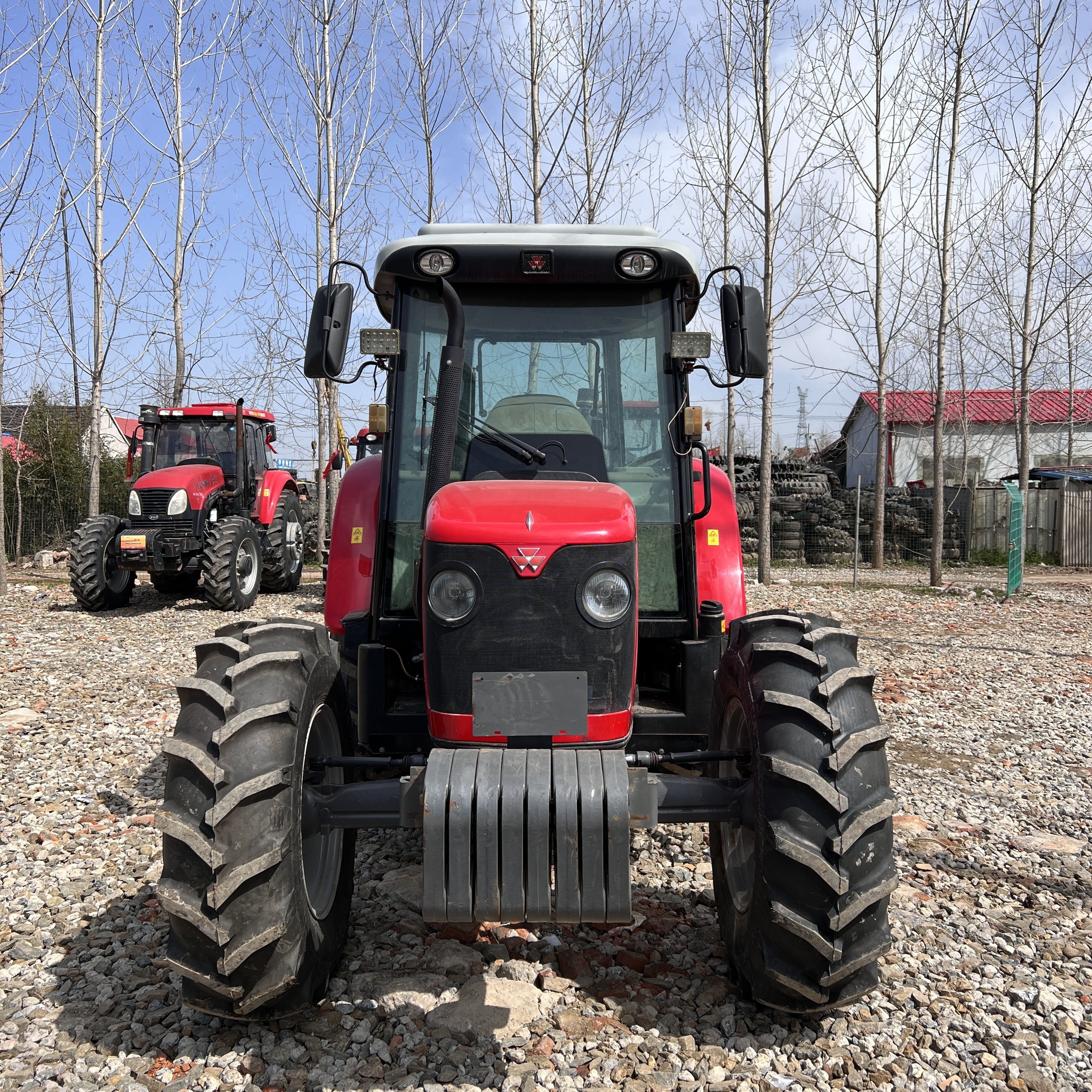 Used/second Hand Tractors Massey Ferguson 1004 100hp 4x4wd Agricultural Machinery & Equipment MF385 MF290 MF185 Backhoe
