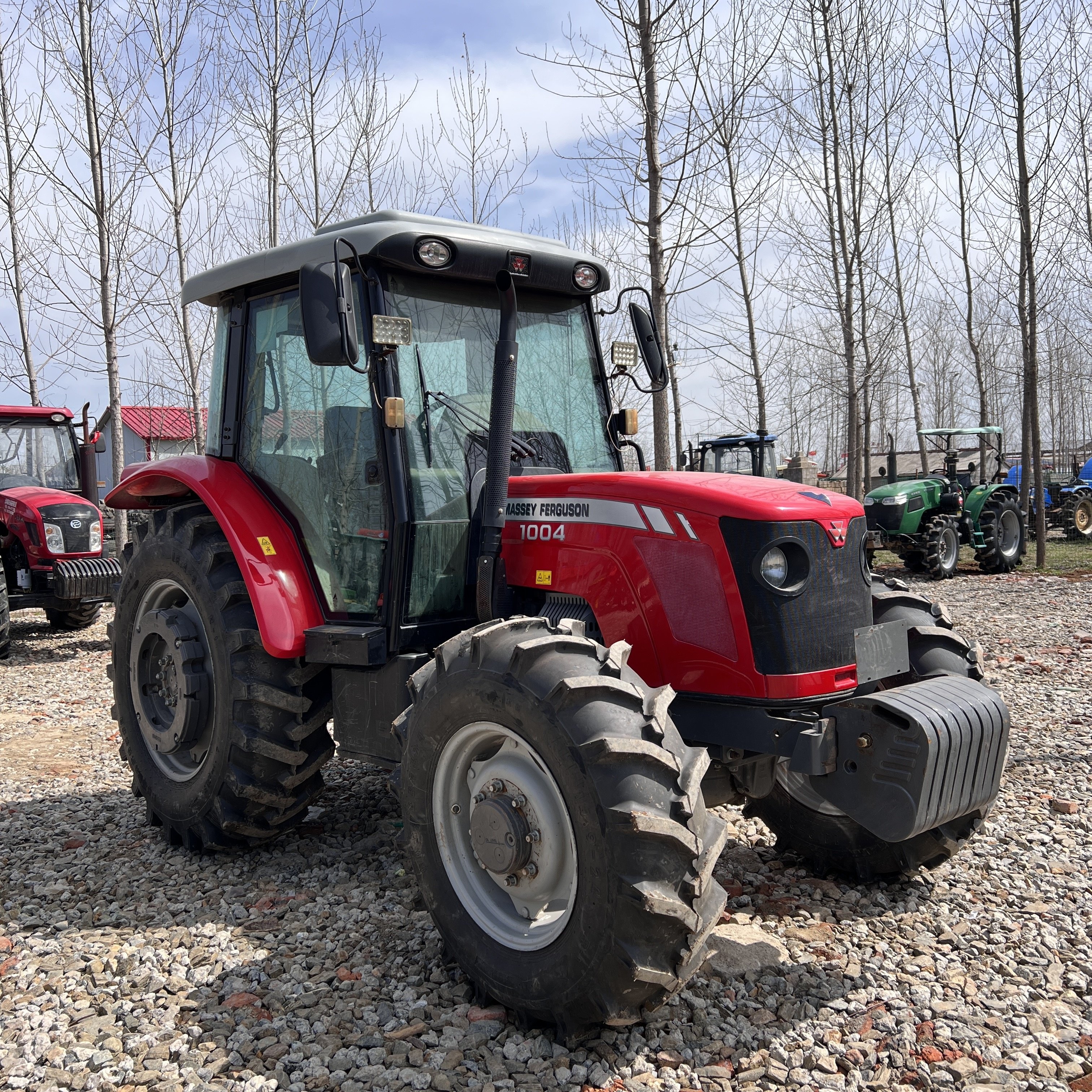 Used/second Hand Tractors Massey Ferguson 1004 100hp 4x4wd Agricultural Machinery & Equipment MF385 MF290 MF185 Backhoe