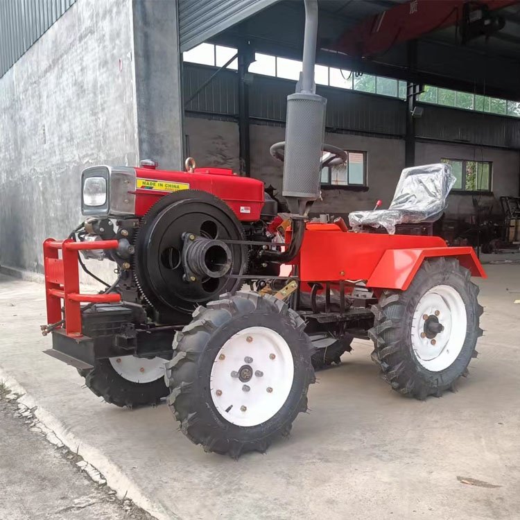15Hp 4X4 2WD Electric Start Mini Small Single Cylinder Tractor Garden Management Machine Agricultural Rototiller Engine Motor