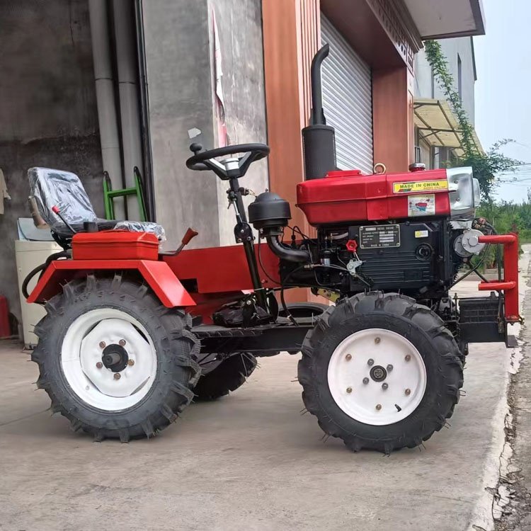 15Hp 4X4 2WD Electric Start Mini Small Single Cylinder Tractor Garden Management Machine Agricultural Rototiller Engine Motor