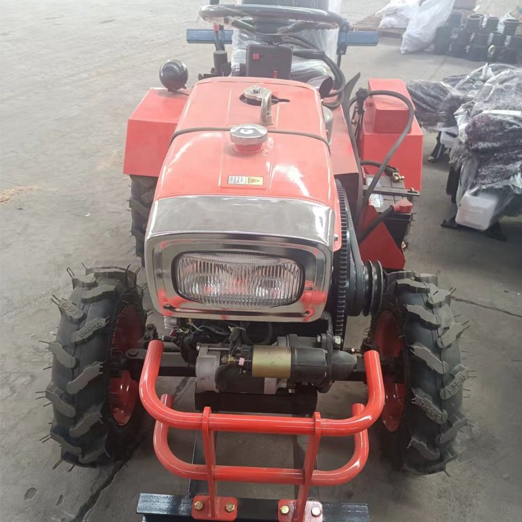 15Hp 4X4 2WD Electric Start Mini Small Single Cylinder Tractor Garden Management Machine Agricultural Rototiller Engine Motor