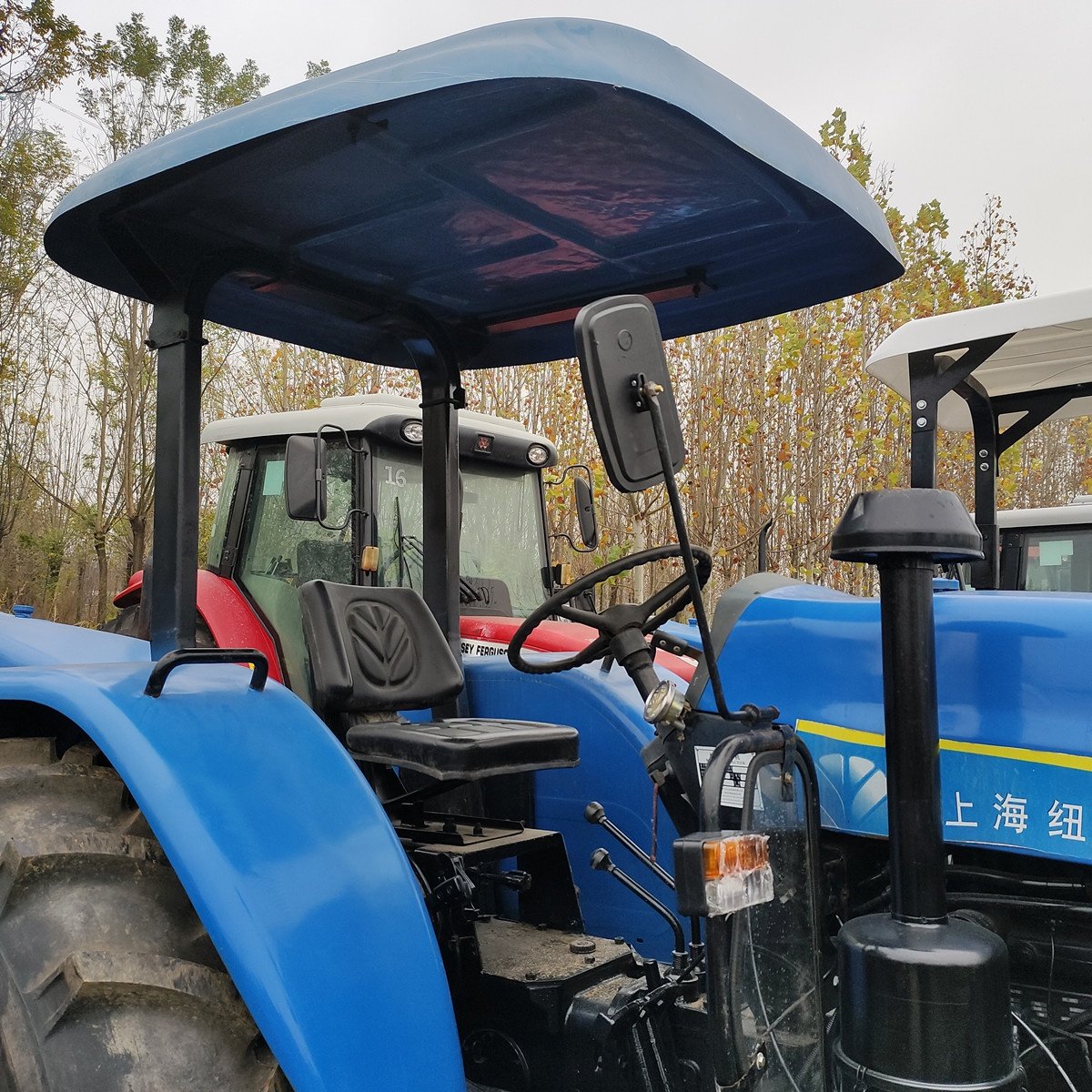 New Hollands 70hp/80hp/90hp/100HP SNH704 Used Agricultural Tractors American Wheel Tractor with Sunshade