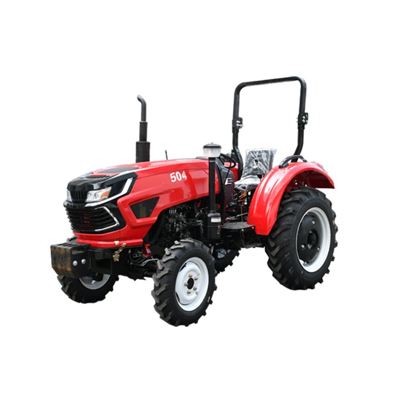 Chinese 4x4 Compact 70 80HP Mini Tractors Agricultural Wheel Tractor for Farming 2WD with Core Engine and Motor Components