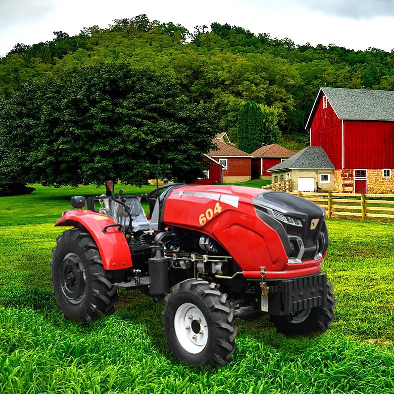 Newest 80HP 4WD Agricultural Tractor 804TB Multifunctional Mini Farm Training Engine 2WD Powerful 80HP 4WD Agricultural Tractor