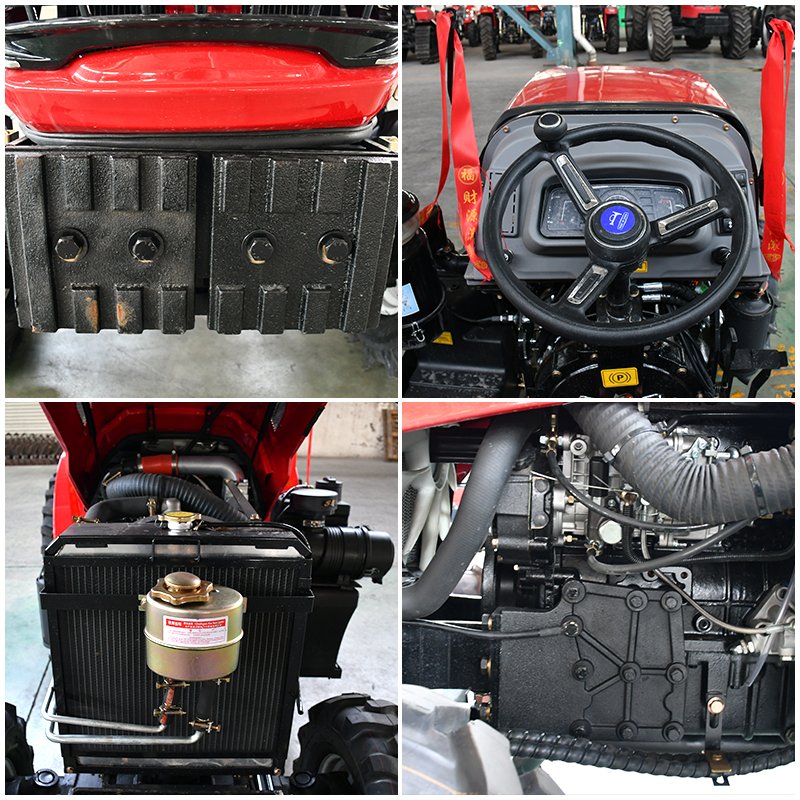 Newest 80HP 4WD Agricultural Tractor 804TB Multifunctional Mini Farm Training Engine 2WD Powerful 80HP 4WD Agricultural Tractor
