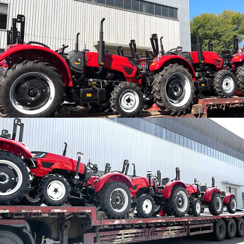 Newest 80HP 4WD Agricultural Tractor 804TB Multifunctional Mini Farm Training Engine 2WD Powerful 80HP 4WD Agricultural Tractor