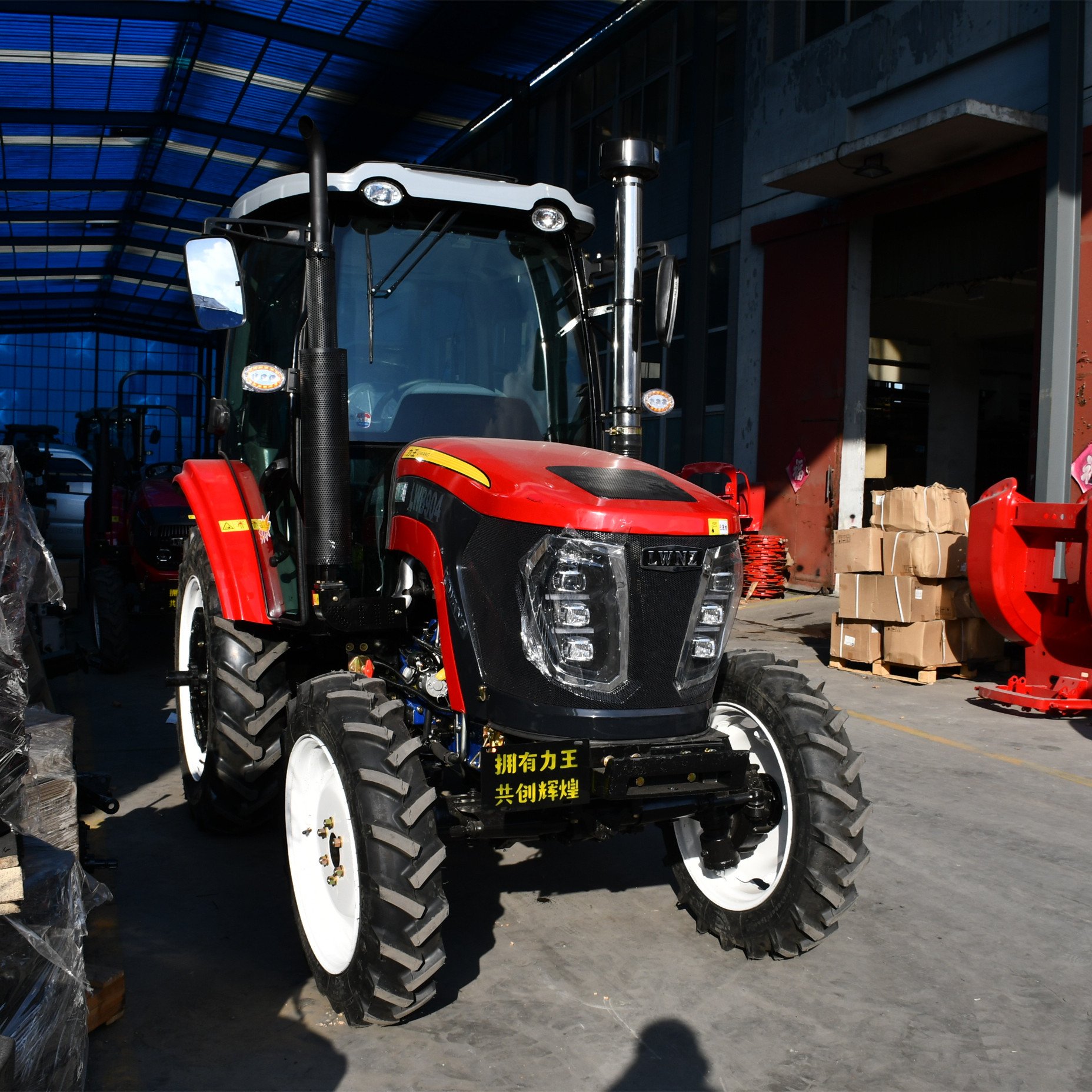 Agricultural 70HP Tractor Diesel-powered Four-wheel Drive Cultivator Tractor